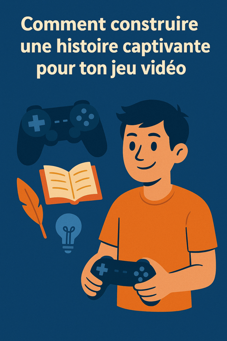 Read more about the article Comment construire une histoire captivante pour ton jeu vidéo ? 📚🎮✨