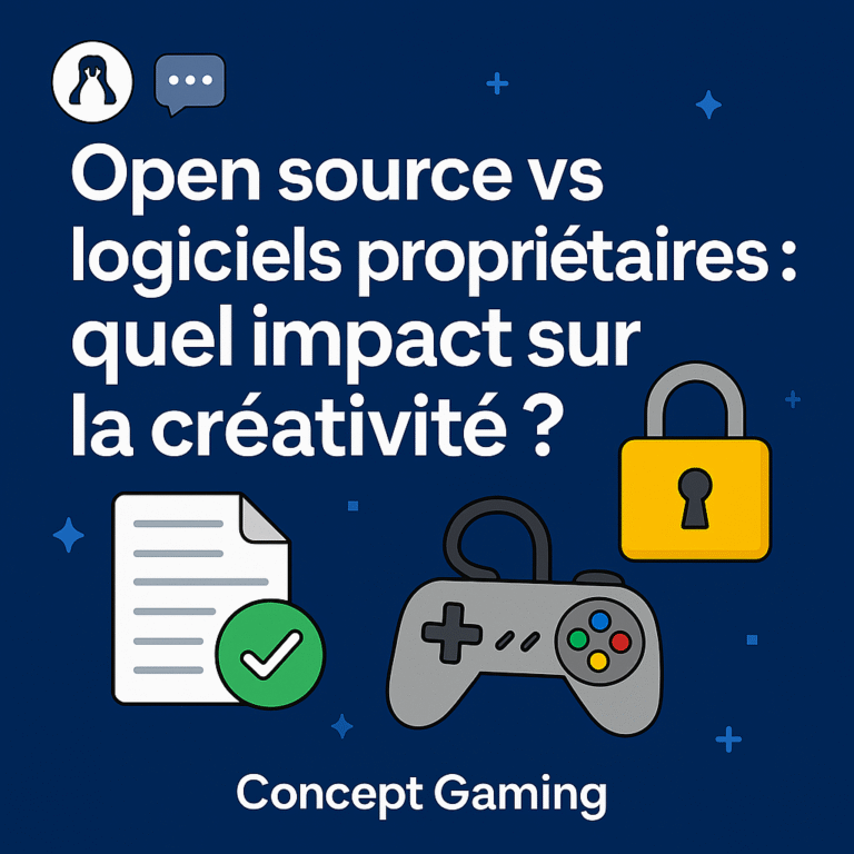 Read more about the article 🎮 Open Source vs Systèmes Fermés : Le combat caché du monde du jeu vidéo 💥💻