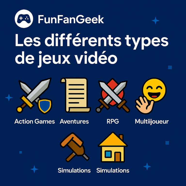 Read more about the article Les différents types de jeux vidéo 🕹✨